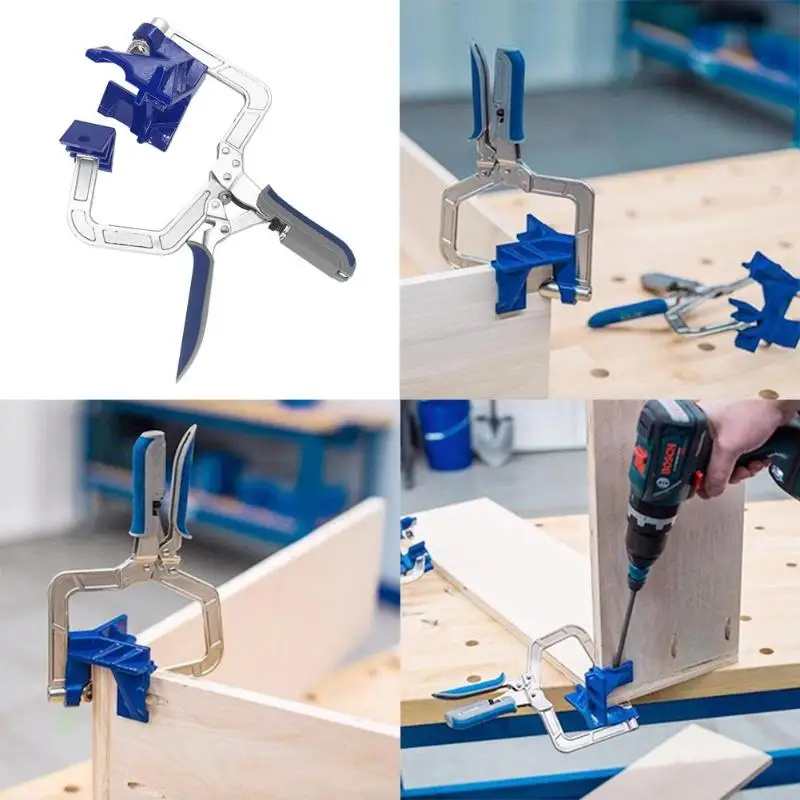 

90 Degree Right Angle Woodworking Clamp corner clamp Picture Frame Corner Clip Hand Tool Support Dropshipping