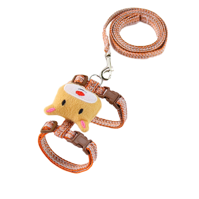 Cute Pet Cat Harness Vest Adjustable Puppy Harness Dog Leash Set Pet Chest Strap Cat Collar Harness Leash For Cats