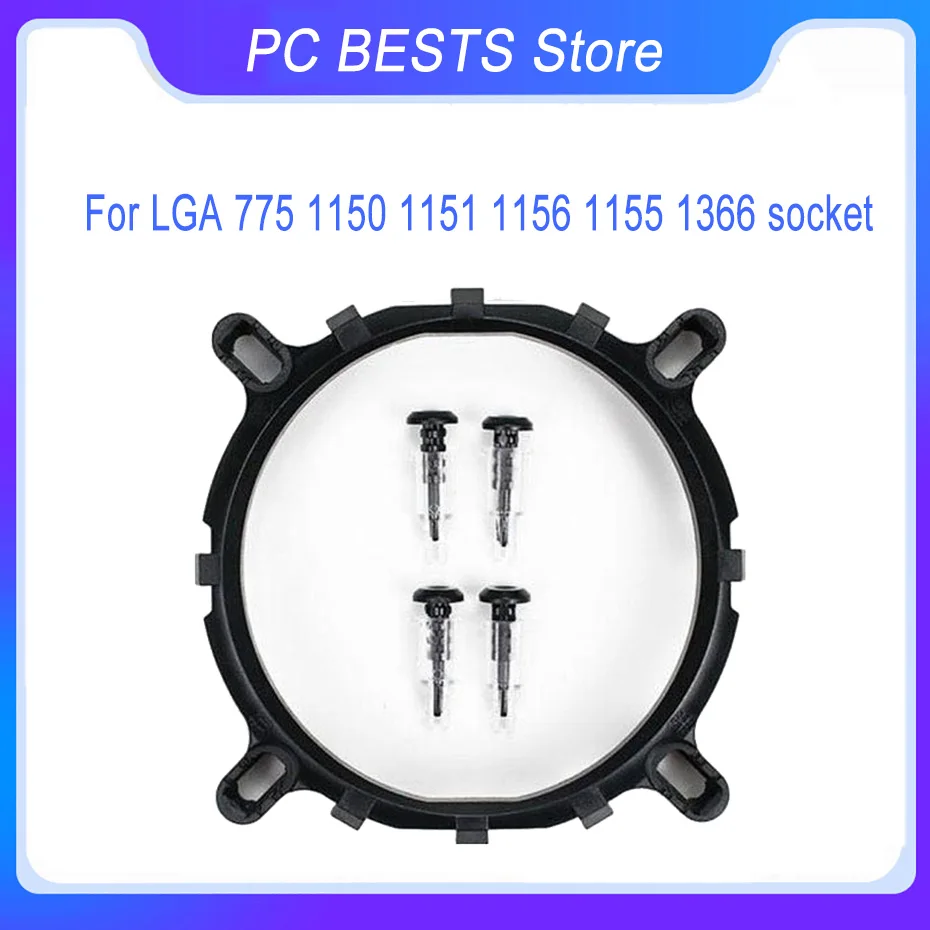 Base Ventola Cpu Staffa Clip Radiatore Per Computer Per Presa Lga 775 1150 1151 1156 1155 1366