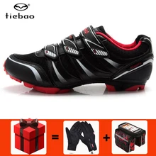 Tiebao велосипедная обувь красные мужские кроссовки женские sapatilha ciclismo mtb износостойкая обувь для горного велосипеда chaussure vtt велосипедная обувь