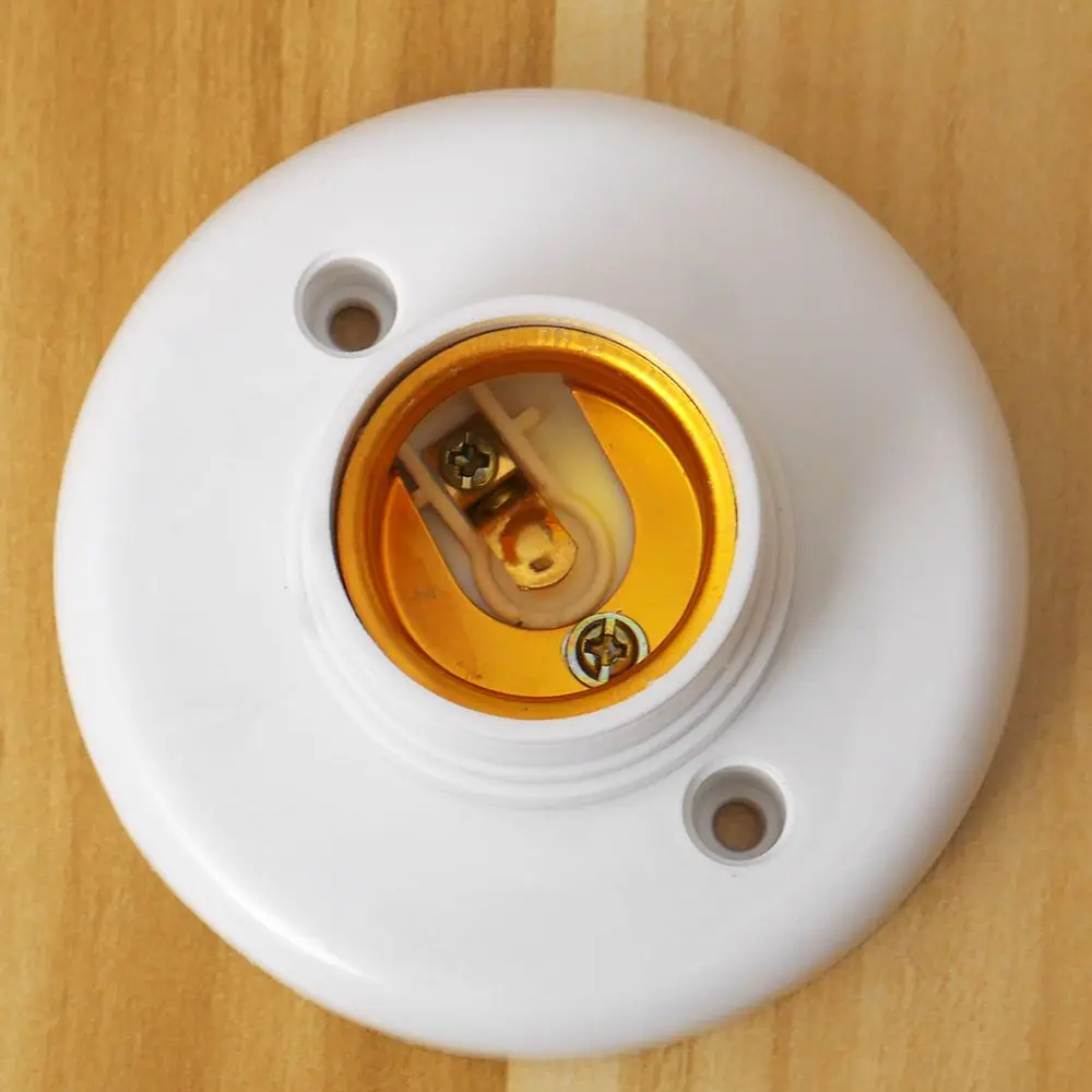115mm Base Lamp Surface Fixing Edison Screw Socket ES E27 Light Bulb Holder 
