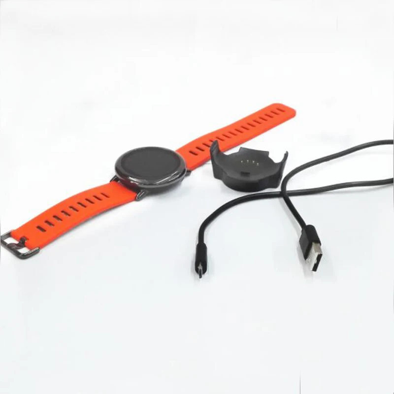 Smart Watch Watch Charger Charging Cable USB Cable Charger Smartwatch USB Charging Cable Cord Base Dock Charger Cradle Adapter Stand for Xiaomi Huami Amazfit Pace 1st Sport Smart Watch