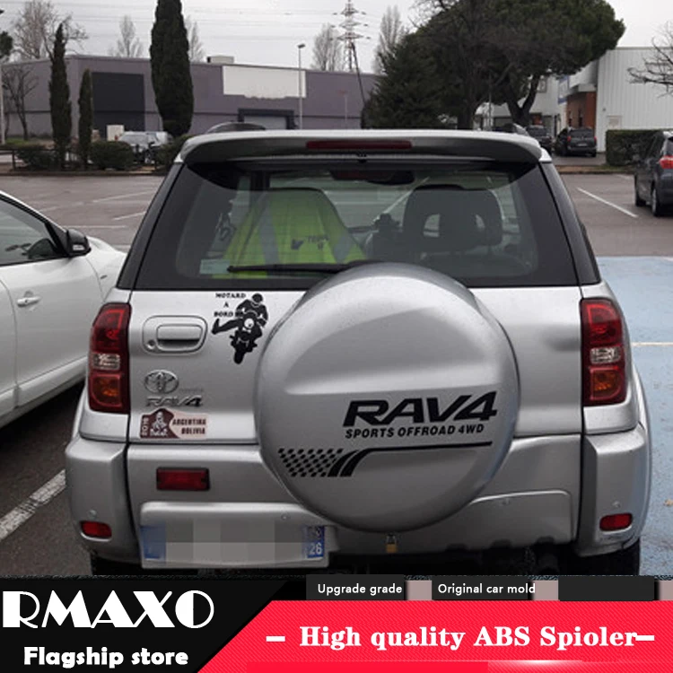 Спойлер для TOYOTA RAV 4 2001-2004 высококачественный спойлер заднего крыла автомобиля из