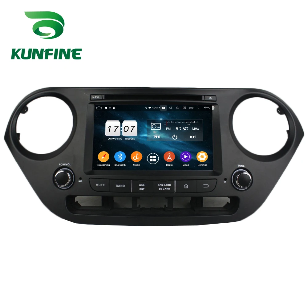 Perfect Android 9.0 Octa Core 4GB RAM 64GB Rom Car DVD GPS Multimedia Player Car Stereo for HYUNDAI I10 2014 2015 Radio Headunit 3G 4
