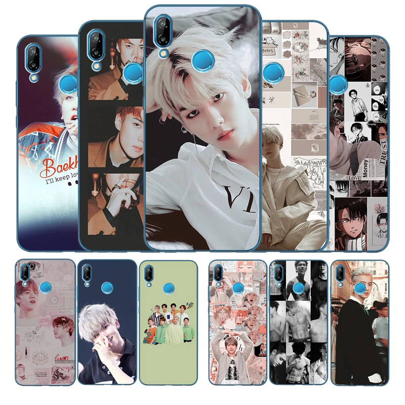 SEHUN CHANYEOL EXO TPU Мягкий силиконовый чехол для телефона Huawei P10 P20 P30 Lite Plus Pro P smart Y5 Y6 Y7Prime