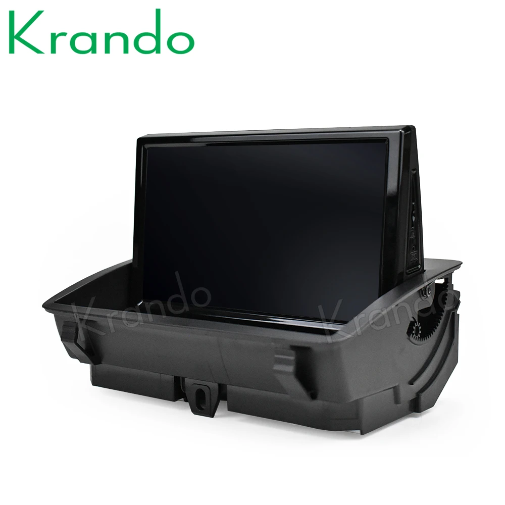 Krando Android 10.0 8'' IPS 8G 128G Car Radio Audio Stereo GPS For Audi Q3 2011-2017 Multimedia Flip Screen Wireless Carplay