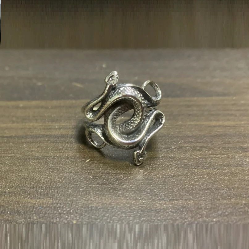 Snake Ring Sterling Silver 925 | Punk Rings Silver 925