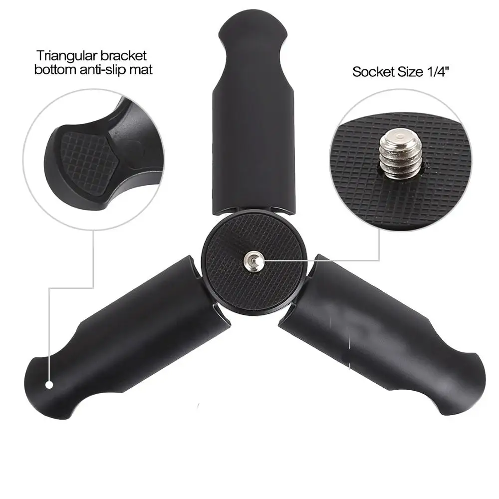 Phone Tripod Metal Mini Tripod Stand Mini Tripod Camera Tripod Smartphone Action Camera Holder Monopod iPhone/Samsumg/Xiaomi Gopro 6 /DJI