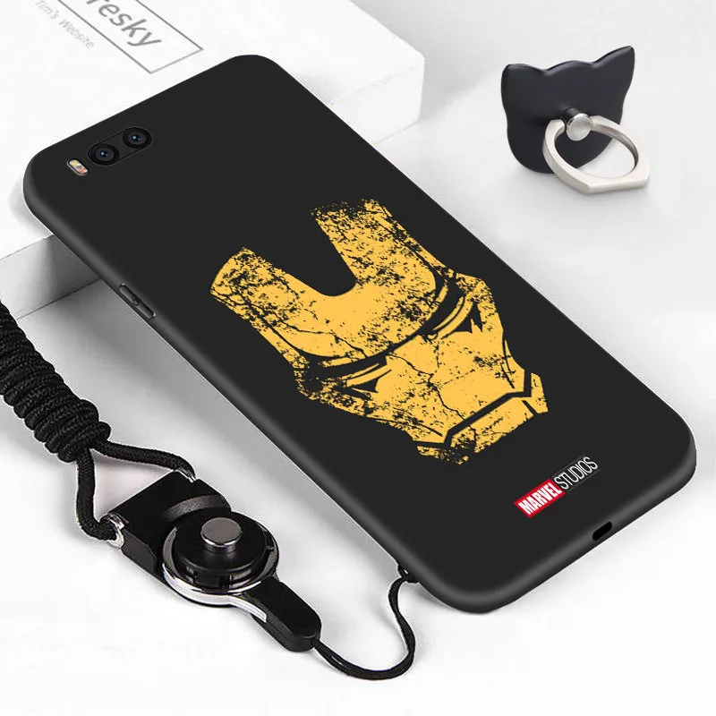 Чехол для Xiaomi Note3 Note10 CC9 Pro противоударный в стиле ретро Marvel чехол Железный человек