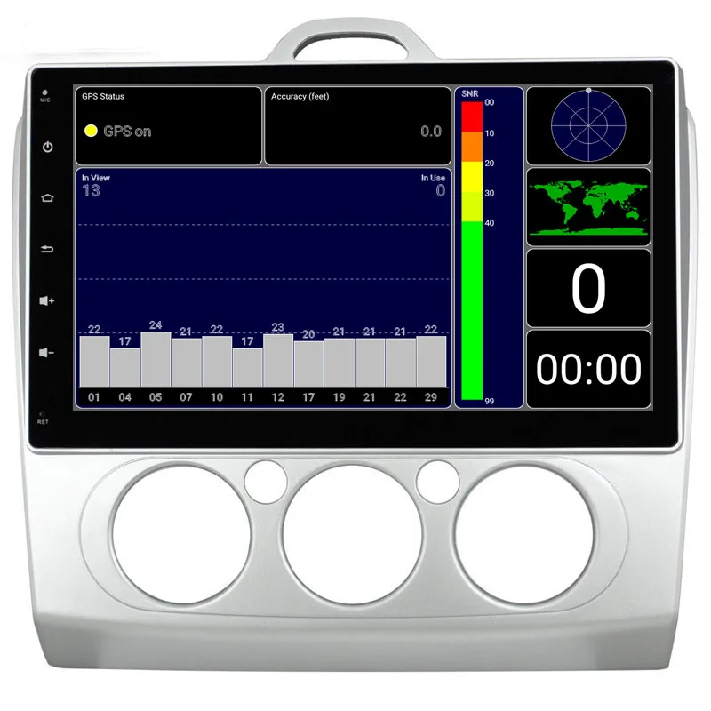 NaviTopia, 10,2 дюймов, Восьмиядерный, 8 ядер, ОЗУ, 2 Гб ПЗУ, 32 ГБ, Android 8,1, автомобильный Радио плеер для Ford Focus 2, руководство с картами