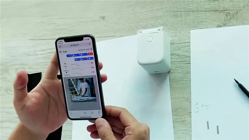 Мини Съемный портативный цветной принтер USB беспроводной Bluetooth портативный принтер самый маленький мобильный цветной принтер в мире