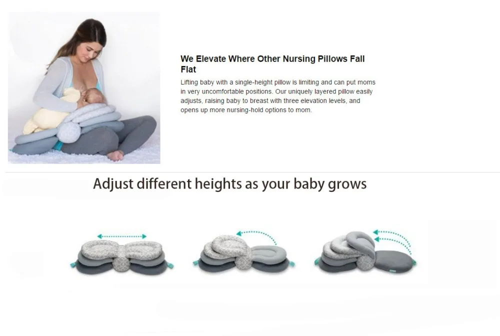 Baby Stereotypes Pillow Newborn Anti-rollover Mattress Pillow For 0- 12Baby Sleeping Positioning Pad Cotton Pillow