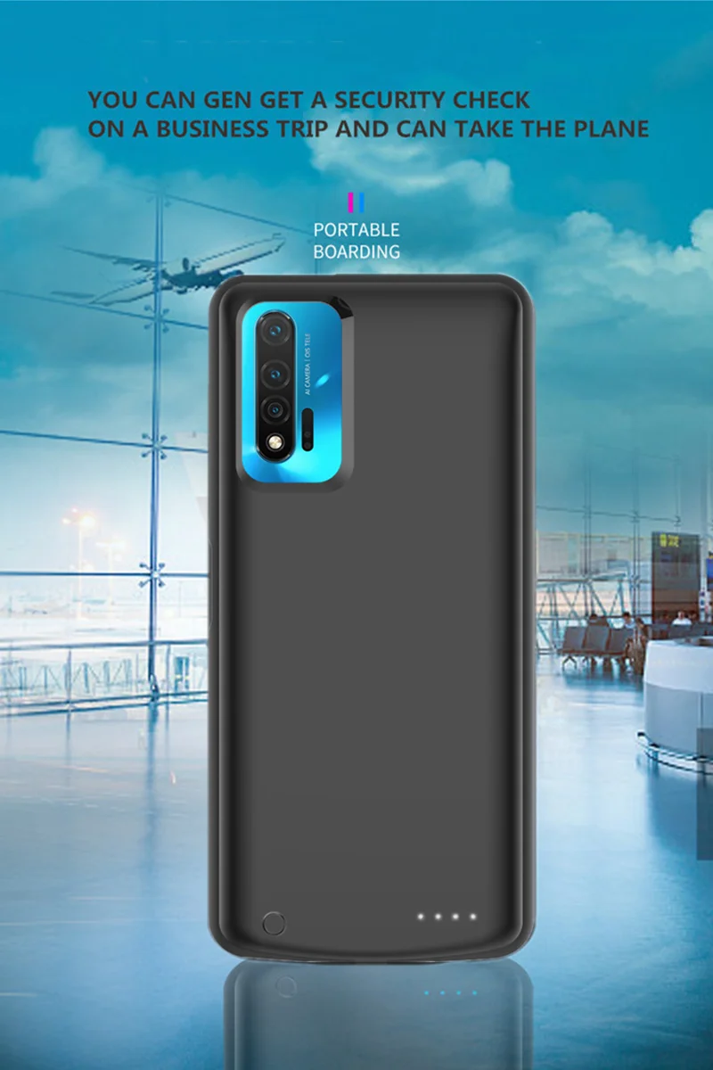 KQJYS 6500 мА/ч, чехол для внешнего аккумулятора huawei Nova 6, портативный внешний аккумулятор, чехол для зарядного устройства, чехол s для huawei Nova 6