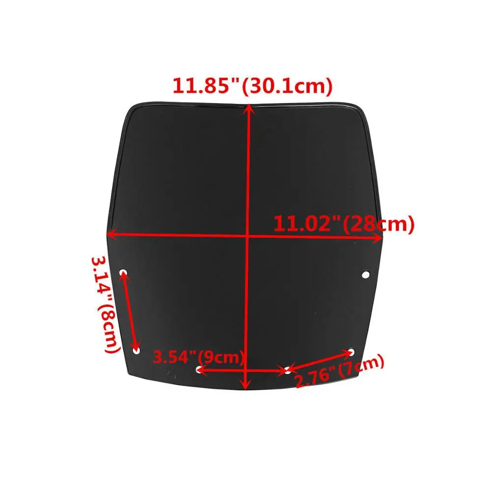 Мотоцикл Черный лобовое стекло для Kawasaki Ninja 250R EX250F 1988-2007 99 00 01 02 03 04 05 06