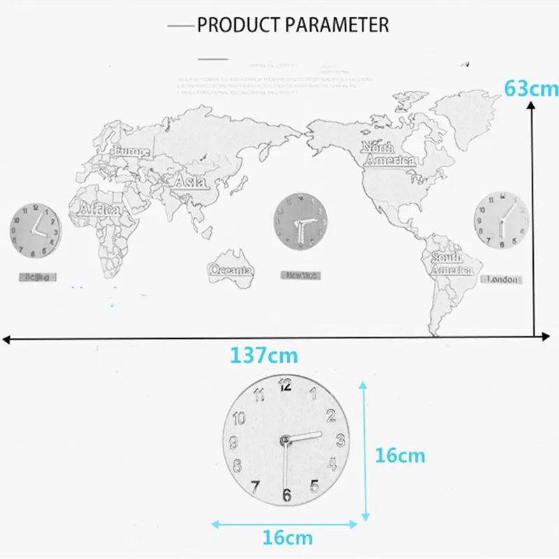 3d большая карта мира настенные наклейки настенные часы скандинавские DIY часы для дома часы для гостиной 3D акриловые декоративные деревянные подвесные часы