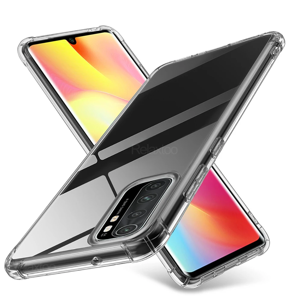 Прозрачный мягкий чехол для xiaomi mi note 10 lite xiomi note10 pro 10pro 9 light a3 9T 8 se mi9 противоударный