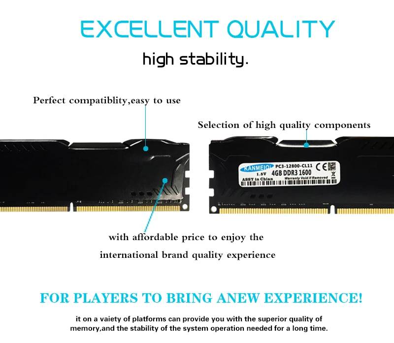 KANMEIQi DDR3 ram 8 Гб 1866 1600 настольная память с радиатором pc3 dimm 4 Гб 1333 МГц 1,5 в CL11