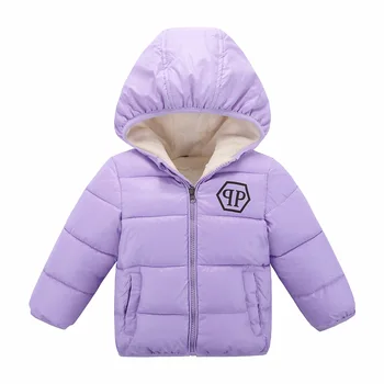 

Autumn and winter children plus velvet cotton padded padded new coat