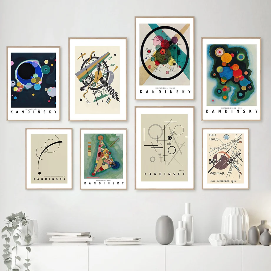 Circles In A Circle Canvas Print / Canvas Art by Wassily Kandinsky