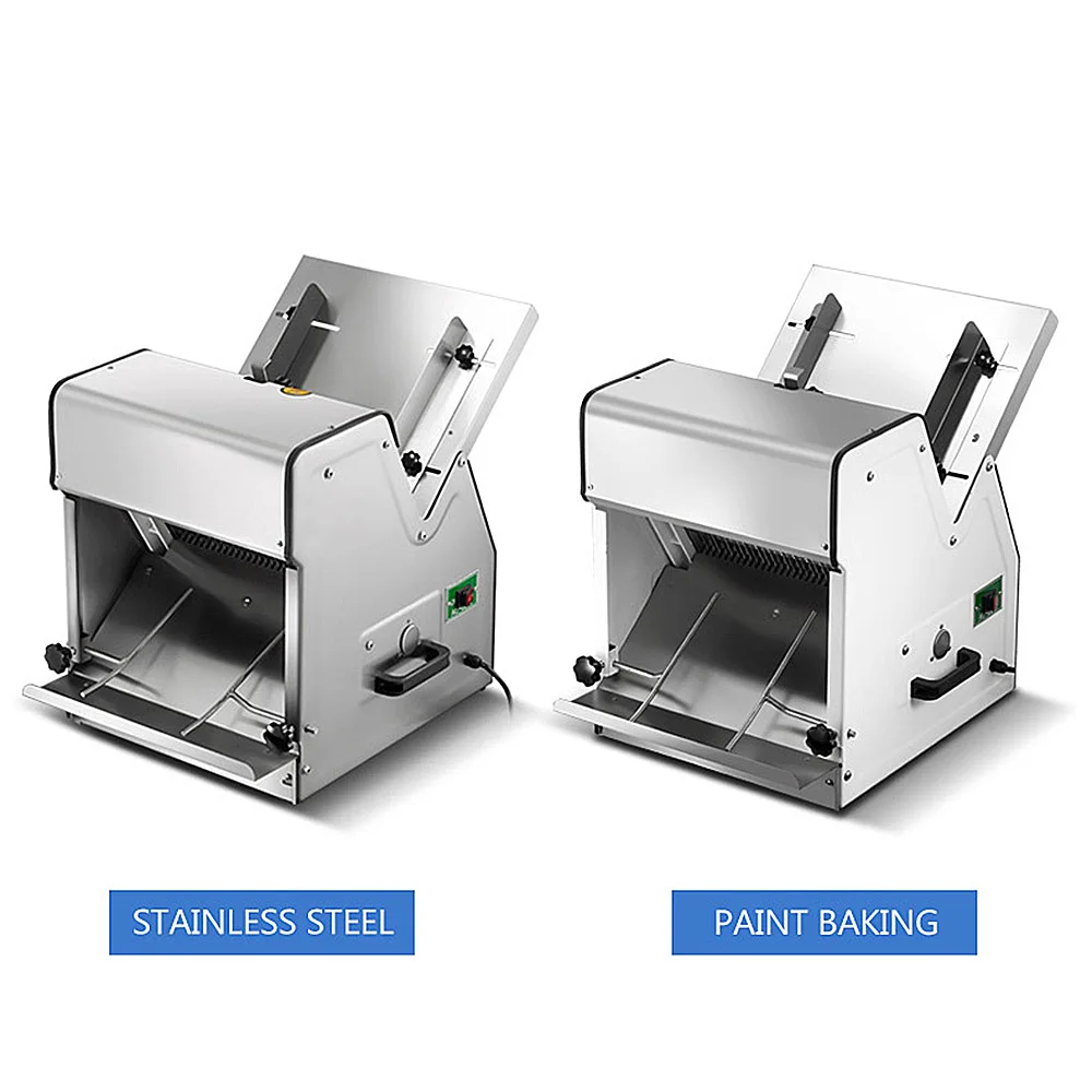 Electric Toast Processor Cutter Slicer Commercial Toast Bread Slicer Stainless Steel Bread Cutting Machine Machine
