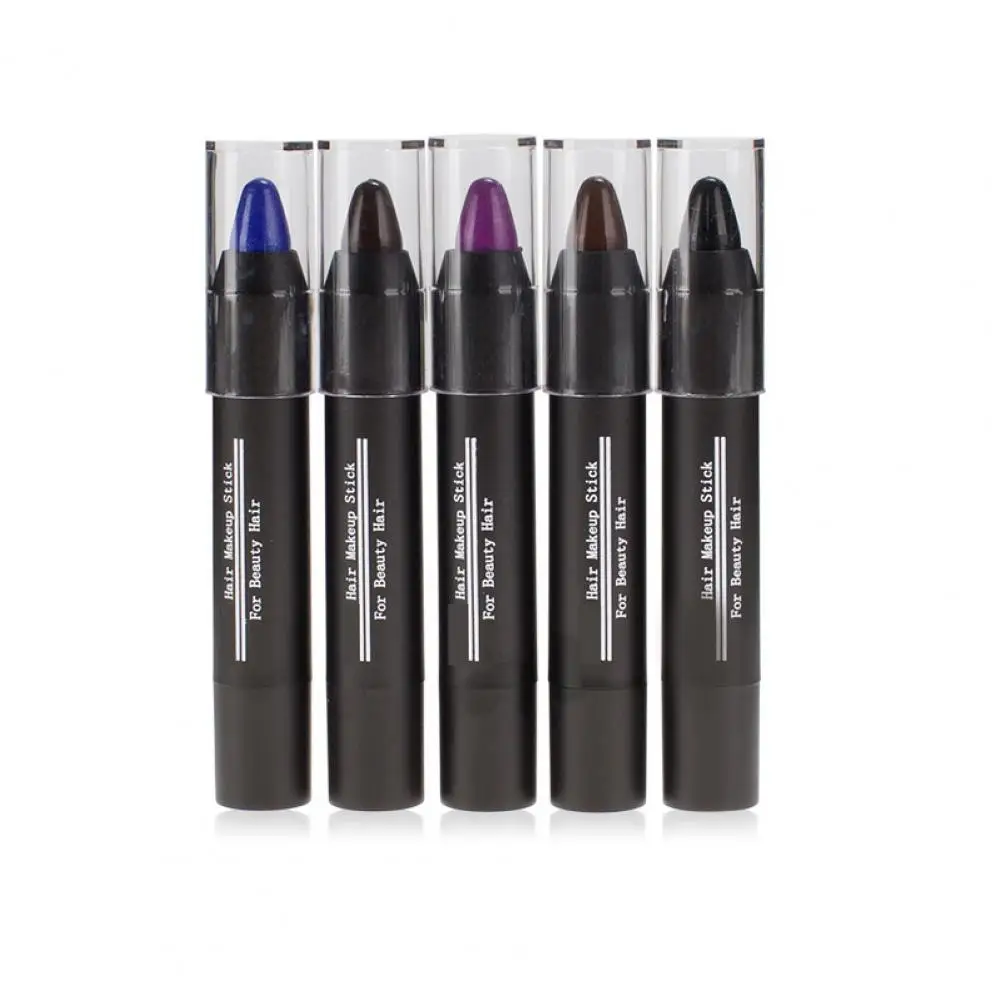 3.5g Black Brown One-Time Hair Dye Pen Instant Gray Root Coverage Hair Color Cream Stick Pen Fast Temporary Cover Up White Hair