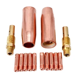 Kit d'accessoires de torche de soudage Mig, pour Tweco Mini /1 et Lincoln Magnum 100L, embout de buse de soudage, 14 pièces 