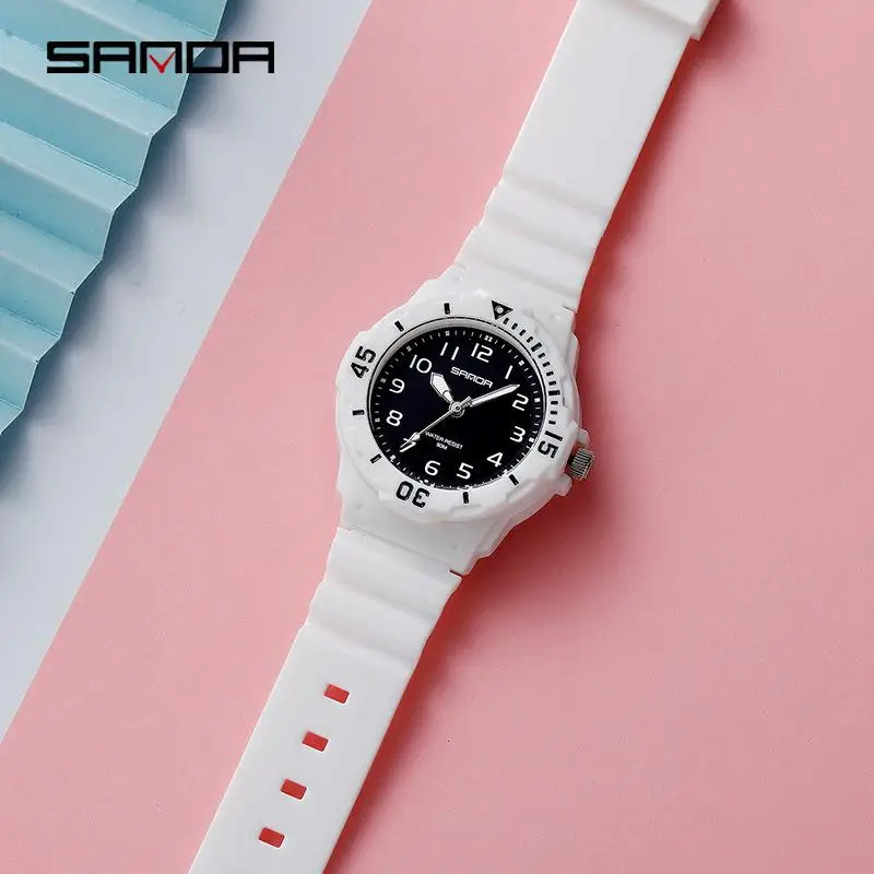Новые женские спортивные часы Sanda Модные Простые Женские повседневные