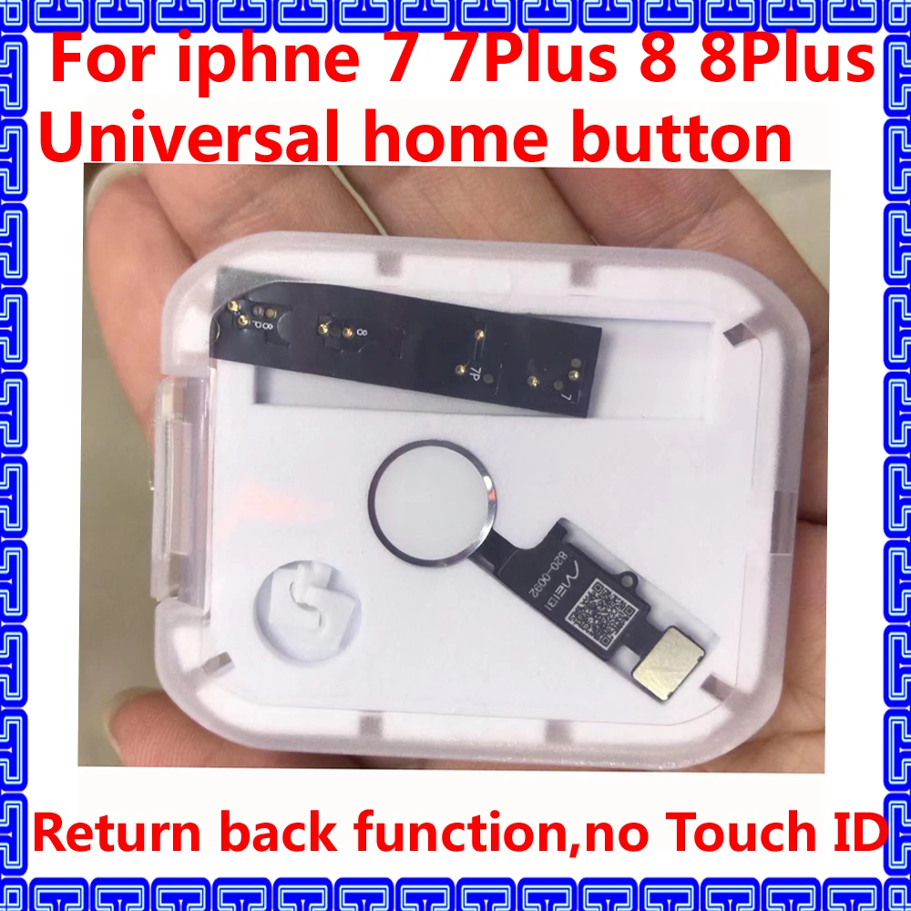 

JC HX the newest Universal home button for iphone 7 7Plus 8 8 Plus replace broken return key button Flex Cable NO touch ID