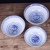Chinese Dragon Fine Blue and White Porcelain Rice Pattern Bowls Cereal Bowls Rice Bowls Jingdezhen China Soup Bowl Fruit Bowl 1