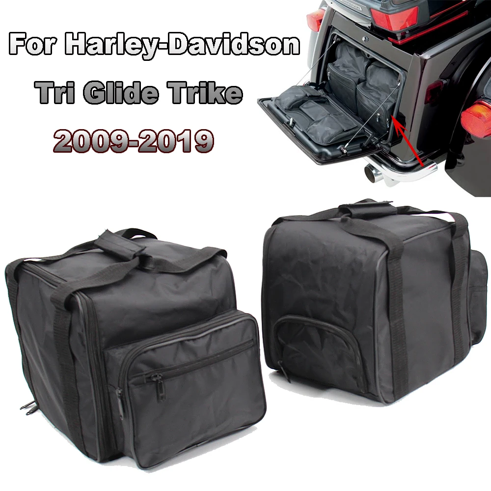 2009 - 2019 Moto Per Harley-Davidson Tri Glide Trike & Street Glide Trike - Flhxxx Borse Laterali Borsa Per Bagagliaio Borsa Per Bagagli