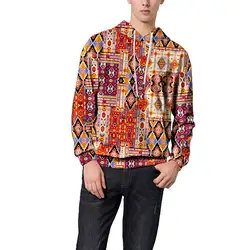 Модные толстовки мужские винтажные этнические 3D печатные толстовки свободные с длинным рукавом осенние пуловеры Топ Sudaderas Para Hombre