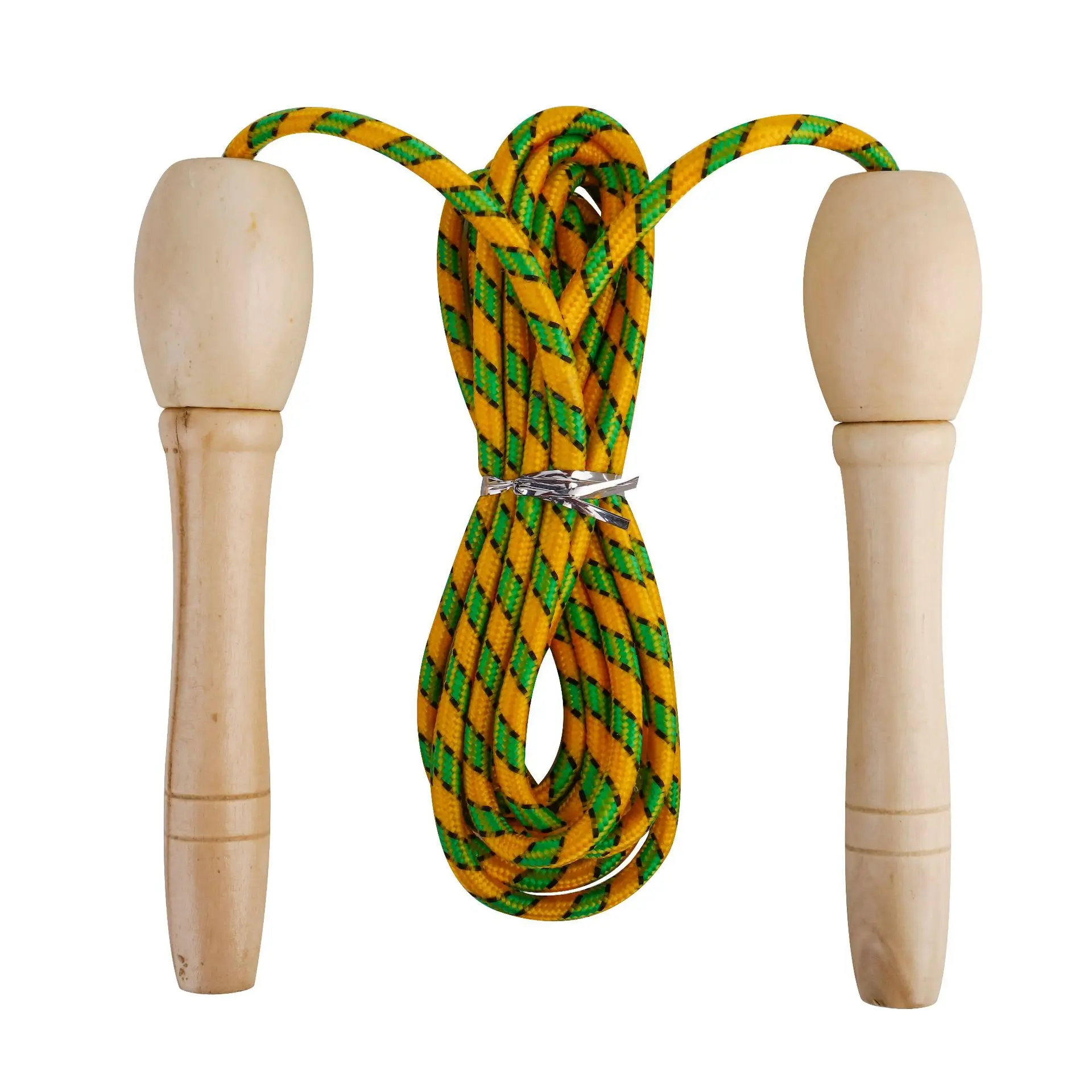 

Original Skipping Rope with Wooden Handle Students Only Jump Rope Cotton Rope Lengthened Students Standard Jump Rope