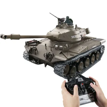 

1:16 American Walker Bulldog A41A3 Light Tank 2.4G Remote Control Model Military Tank with Sound Smoke Shooting Effect -Upgraded