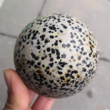 

50mm ~ 90mm Natural dalmation jasper Speckled Stone Quartz Sphere Ball Style Crystal Ball for decorative