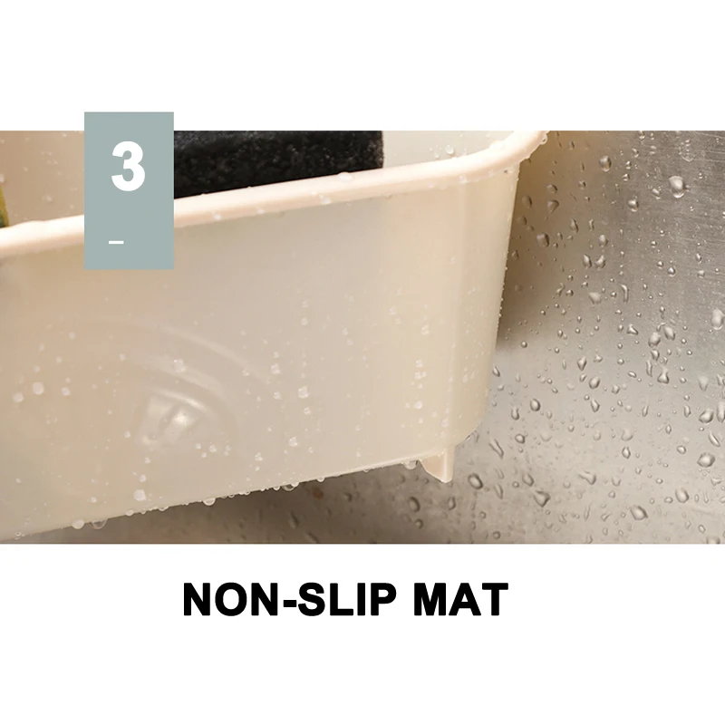 Trianglular Drain Shelf Storage Rack Sucker for Kitchen Bathroom Support Corner Hanging Shelf Soap Box THIN889
