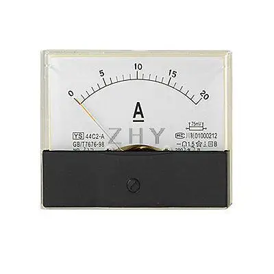 

0-20A DC Current Meter Panel Amperemeter Gauge 44C2
