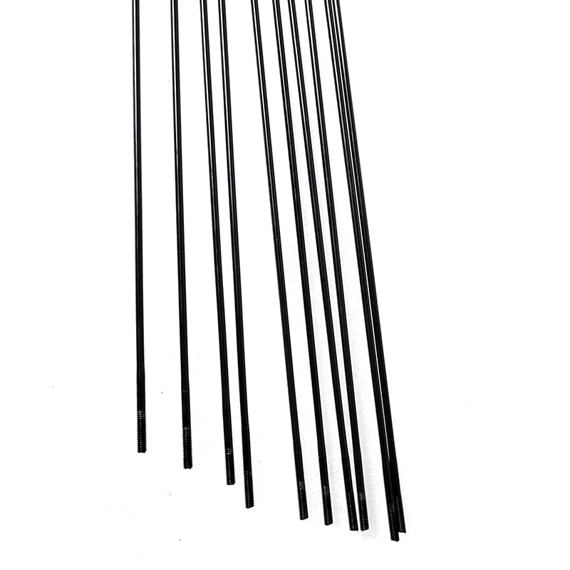 10pcs/lot Stainless J-hook Spokes with Light Pillar PSR TB Triple Butted No Drilling 236 258 276 284 296 302 Gauge14G TB