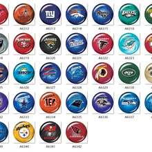 10 шт Смешанные спортивные футбольные 12 мм/18 мм/20 мм/25 мм/30 мм/40 мм круглые фото стеклянные кабошон демонстрационные с плоской задней частью делая результаты QD209