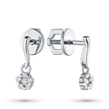 

Pusety of white gold with diamonds e0901ps12191200