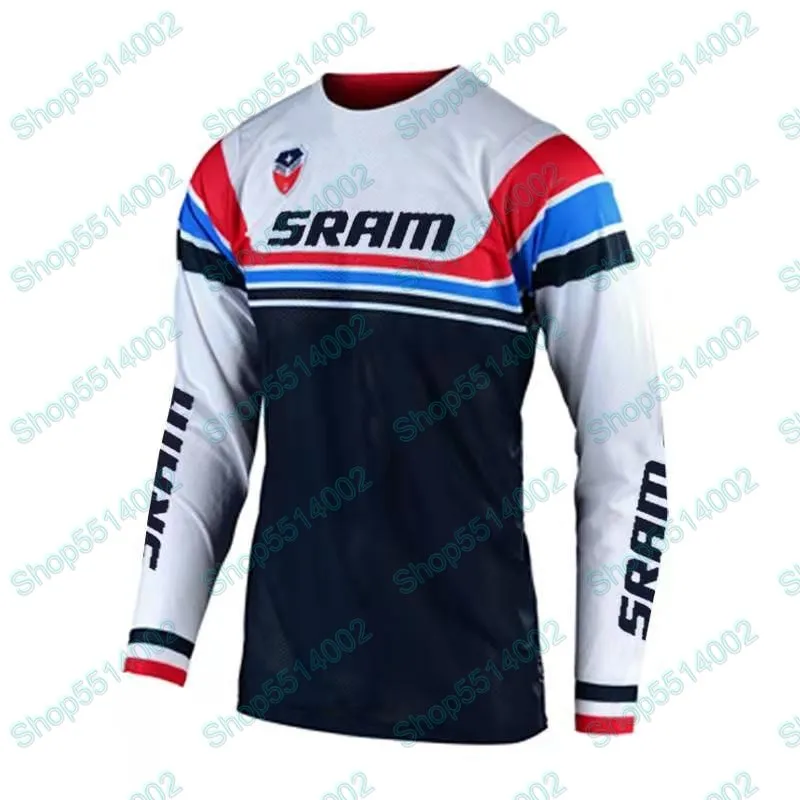 

NEW Long Motocross Shirt Motorcycle Jersey camisa mtb Off-road T-shirt Ride Bicycle Long-sleeve Jersey Moto Cycling Jersey Men