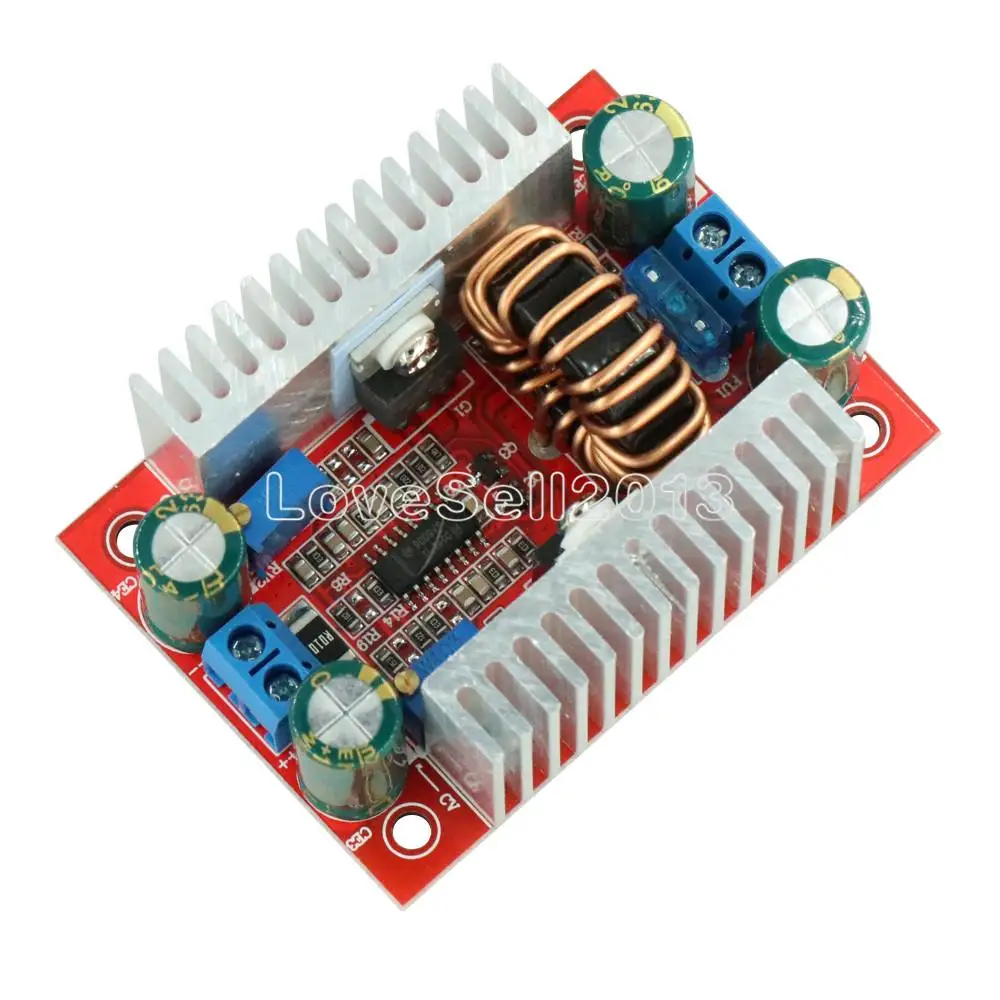 400W 15A DC-DC Мощность повышающий преобразователь модуль повышающего постоянного Питание модуль 8,5 V-50 V до 10 V-60 V светодиодный модуль-ускоритель