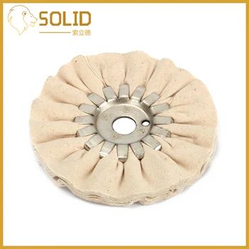 

Cotton Airway Buffing Wheel Polishing Buffing Grinding Wheel Cloth Open Bias for Abrasive Polishing Tool 125mm 1Pc