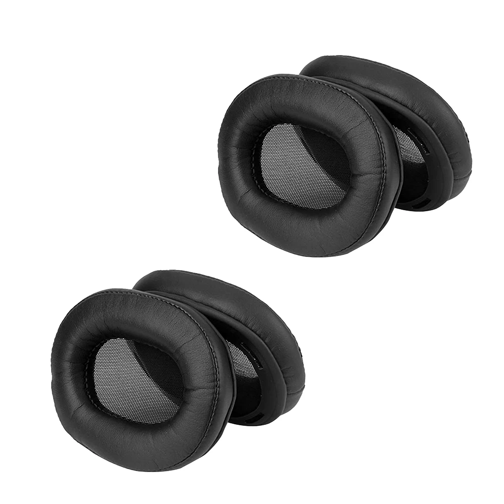 2pair Headphones Ear Pads Cushion Cover for Sony MDR-1R 1RNC 1RMK2 Black