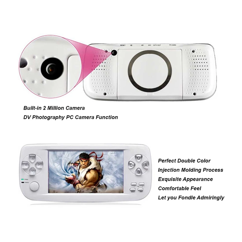 64 бит 4,3 дюймов Встроенный 3000 игры PAP K3 для CP1/CP2/GBA/FC/NEO/GEO формат игры портативный HD портативная игровая консоль