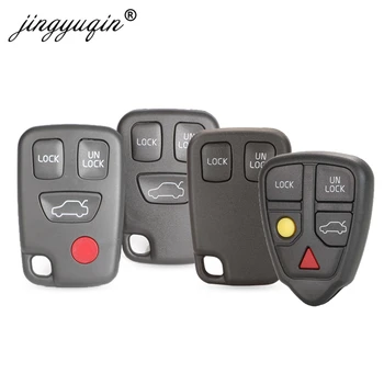 Keyforkess 3/4 Bottoni Remote Fob Chiave Dell'automobile Borsette per Volvo S70 V70 C70 S40 V40 XC90 XC70 di Ricambio Uncut Lama cassa Chiave dell'automobile
