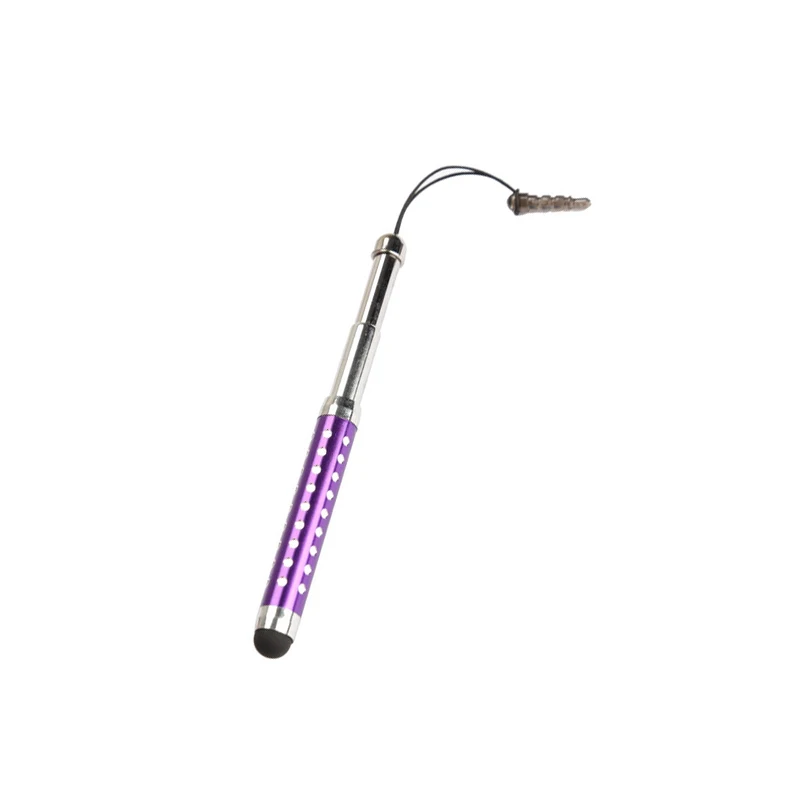 

Newly Retractable 3-tier Capacitive Touchsreen Stylus Pen Styluses With Rhinestone for iPad Tablets 999