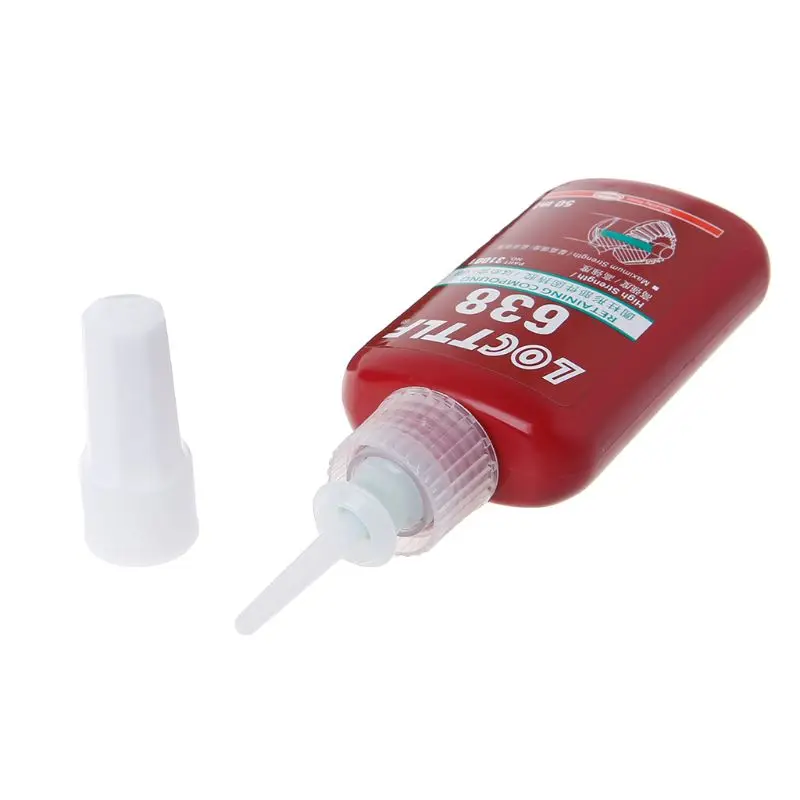 

638 Retaining Compound Thread locker 50ml Adhesive Glue for Bearing Flange Hose