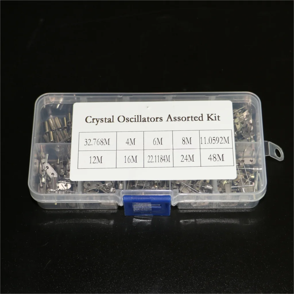 HC-49s Crystal Oscillator Kit resonator ceramic quartz resonator 32.768KHz 4MHz 6MHz 8MHz 12MHz 16MHz 24MHz 48MHz diy electronic afbeelding