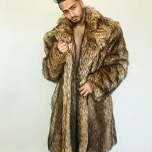 Зимняя Осенняя мужская кожаная куртка из искусственной норки свободное теплое кожаное пальто с мехом мужские тонкие куртки jaqueta de couro fashion