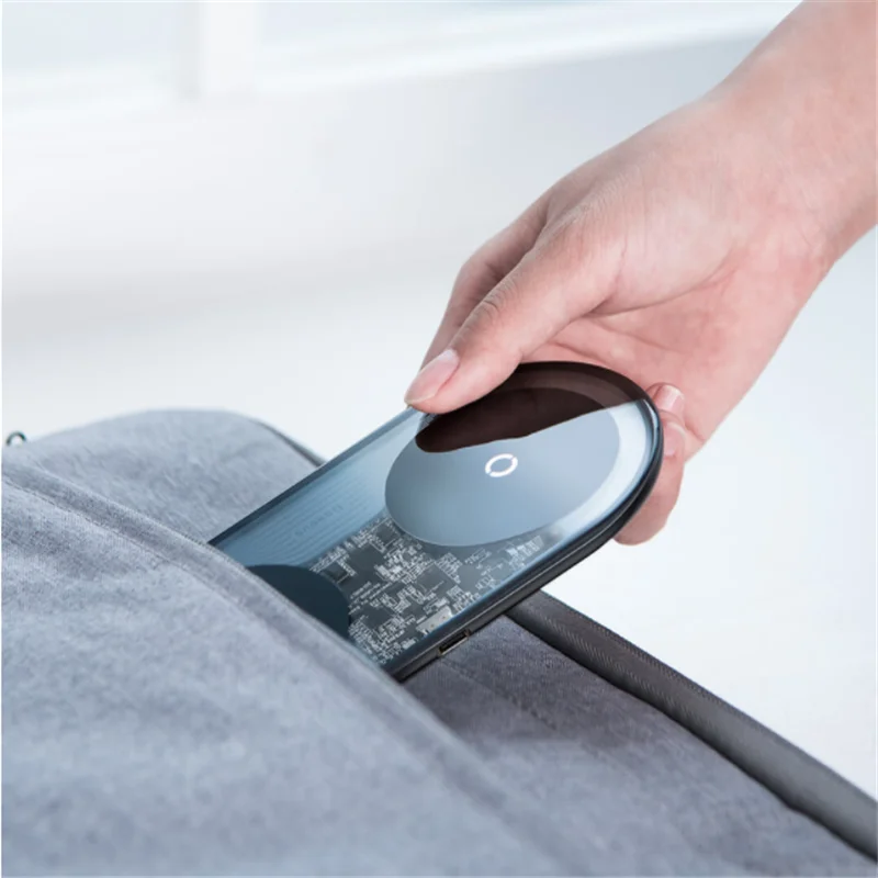 Xiaomi Baseus 2-в-1 беспроводной зарядное устройство 15 Вт двойной устройства с зарядным устройством быстрой зарядки интеллигентая(ый) защиты